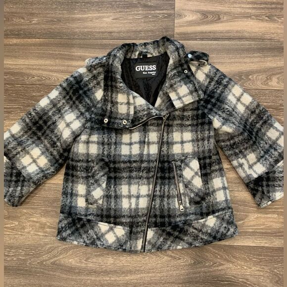 Guess New York Moto Style Jacket / Coat .  Size: M. - Picture 1 of 5